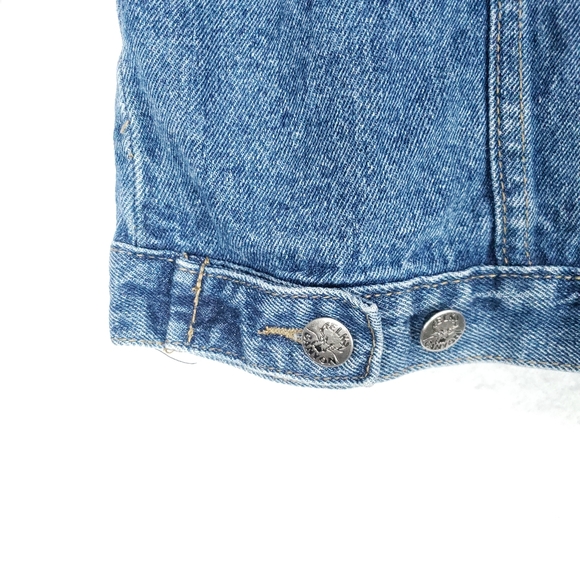 Elk Canyon Embroidered Deer Buck Denim Jean Jacket Hunting Men's Large - Picture 9 of 15